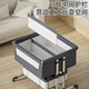 
HAIZIJIA Twin Crib Cot Children's Bed Bed Cradle Bed Baby BB Cradle Bed Multifunctional Double Newborn Children's Bed Grey + Mattress