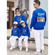 
Ultraman high-end parent-child suit, family of four autumn suit 2025 new trendy mother and child mother and daughter long-sleeved pure cotton sweatshirt set, hot-selling long-sleeved double-to-klein blue top 80 children