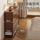 Wen Yijia Customate ultra-mince en bois massif Chérie étroite coffre de chambre à coucher armoire à queue de chambre à coucher moderne armoire de rangement simple étage à neuf poitrine de tiroir de rangement d'armoire [modèle ultra-mince en bois massif] E-695 coffre de la longueur de l'armoire 65c auto-installation d'auto-installation
