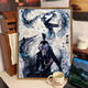 MPPMCKXCL NEZHA 2: La peinture à l'huile numérique Dahai de Demon Child's 5 Nouvelle peinture de remplissage Couleur Ao Bing Card LL12147 50 * 70 cm Frame intérieure épaissie + Beau cadre extérieur