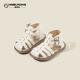 BOE [Official Flagship] OCC Girls' Shoes Baby Toddlers' Shoes New Summer Sandals High Top Children's Rose 9221 Beige 15 / Inner Length 12.0cm