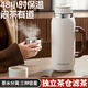 
THERMOS (THERMOS) full steel thermos large capacity thermos cup men's portable water cup 304 stainless steel outdoor sports travel kettle [foldable handle] 1591ml book + long tea partition +