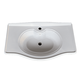 Ni Zhier Customized Badezimmer halb eingebettetes Becken, großer Bauch-Badezimmerschrank, Keramikwaschbecken integriertes Becken Waschbecken 1047-1 Meter Single Basin
