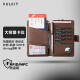 
Vulkit anti-theft passport bag RFID overseas travel ticket multi-functional certificate storage bag passport clip card bag black anti-theft brush