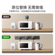 NVC Leshi Electrician Rail Socket, surface-mounted hole-free wall-mounted movable wall guide socket 50 cm + five holes * 3 gray