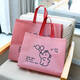 Yonghuan tote bag clothing store for boys and girls clothes packaging bags customized printing Pink bear - hidden button 10 samples width 35*height 27*10