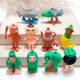 IGNB Foreign Ai Mountains and Seas TungTungSahur All Wooden Man Pendant AI Spoof Creative Toy Banana Orangutan [1] Many styles