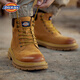 Dickies Martin Boots Men's Boots 2025 Autumn All-match Boots Men's Couple Big Yellow Boots Men's Thick Sole Heightening Shoes Working Boots 57 Yellow 40 [One Larger Size, Suitable for Sports Shoes 41]