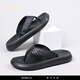 Rowilcs Slippers nuevas hombres Summer 2025 Nuevas chanclas versátiles casuales de moda y de moda Men Black 9836 38