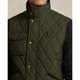 Ralph Lauren Herren-Kleidung Klassiker wasserdichtes gestepter Weste Rl15907 301-Green L.