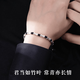 KZD Old Phoenix Pure Silver 9999 Landed Bamboo Bracelet Men's Sterling Silver Boys' Bracelet Feeling Birthday Gift for Men Jieshi Gaosheng Pure Silver 999 Bracelet About 10 Grams