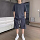 Shxi Yunfeihui Men's Fashion Light Light Luxury Set Summer Summer-Dry-Dry Mensing Men's Men's Round Shem Foot Casual Sport