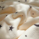 Su Xuan's new rice grain velvet blanket double-sided baby velvet children's nap blanket office nap air conditioning shawl blanket Stars and Moon 95x150cm office nap blanket