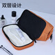 Shantou Lincun Dry and Wet Separated Men's Toiletries Bag for Business Travel Portable Cosmetic Storage Bag Women's High-Look Cosmetic Bag Dry and Wet Separated Extra Large Size - Classic Black