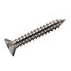 YWZR National Standard 316 stainless steel countersunk head cross self-tapping screws complete GB846-85 flat head pointed tail corrosion-resistant acid and alkali ST3519 800 pieces
