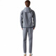 DESCENTE letter pattern hooded zipper jacket jacket male and female style gray 100