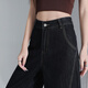 Jeanswest Jeans (Jeanswest) Summer Summer Sumitar de verano Femenino Diseño Slim Diseño Slim pantalones de patas anchas Blue oscuro Xs