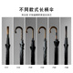 YWZR double umbrella men business British retro gentleman long handle umbrella wooden bend wind-resistant automatic umbrella women black 7170 outer black/inner houndstooth eight bone double layer umbrella surface