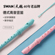 天鹅（SWAN）竖笛高音德式儿童学生课堂教学初学者练习笛子乐器开学季礼物 6孔粉色【标配】