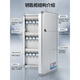 Jiatuling Key Box Management Box de la agencia inmobiliaria montada en la pared Llave del gabinete del gabinete de la llave de almacenamiento de la llave de la llave montada en la pared Actualización de la puerta engrosada B1048 de 48 bits