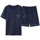Aoyanlai Pyjamas Herren Sommer dünne Baumwoll-Kurzärmel-Shorts können außen getragen werden, um coole Kleidung für Freizeitkleidung für lässige Männer zu sammeln 9928# L [Vorschlag-120jin [Jin gleich 0,5 kg]]