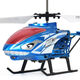 Zhuo Shi [King of Smash] Fernbedienung Flugzeug Hubschraubermodellflugzeug-Drohnenlegierung Ladekinder Spielzeug Jungen Geschenk 4,5-Gewinne Rot [Haarton-Legierungs-Seite Fliegermodell] Standard-Set mit Ladungskabel + Fernbedienung Batterie + Zubehör Pack