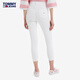 TOMMY JEANS女装潮流刺绣字母高腰破洞紧身显瘦水洗牛仔裤DW0DW12392