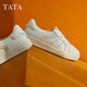 他她（TATA）小白鞋2025秋商场同款时尚休闲鞋百搭女板鞋新款CK701CM5 白色 36