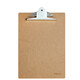 
Deli A4 wood texture metal portable butterfly clip writing board clip/writing pad/test paper data storage clip Brown 9227 office supplies