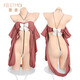Fee et moi qiao yu zui regalo sexy nude trasero gratis con cuentas de una pieza juego nuevo sexy ropa interior sexy pareja sexy estimulante romántico rojo y blanco + negro [vestido de cuentas + strapbreast + camisa] boutique de caja de regalo entrega a puerta