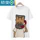 Shantou Lincun Telefon T-Shirt Personalisierte Animation Big Ohr Bildreihe kurzärmeliges Opa lustiges Muster 3D Gedrucktes runde Nacken T-Shirt TJJ3527 S 75-85Jin [Jin ist gleich 0,5 kg]
