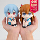 Inländische Lookup New Century Evangelion Eva Asuka Ayaha Zero Figure Car Trendy Toy Ornamente, Big Head Asuka - ungefähr 10 cm Tasche