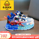 G.Duckkids Little Yellow Duck Nezha Boys Sports Shoes Mesh 2025 Summer delgado Hebilla de giro para niños Twist Sports 878 Blue Ultraman Glow 24 Longitud interna 15 cm