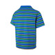 Nike (NIKE) short-sleeved T-shirt for men 2025 summer new sportswear knitted lapel POLO shirt top business half-sleeved pure cotton FN3897-480 blue and green stripes S