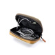 DdHiFi CZ120 Portable Retro Tape Style Headphone Storage Bag Cable Storage Bag Double-ended Zipper Microfiber Leather Storage Bag