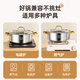 YIYIPAI2025 New Yuanyang Pot Hot Pot Pot Household Induction Cooker Special Shabu Shabu Large Capacity Stainless Steel Hot Pot Basin Soup Pot 304 Upgraded Fish Scale Pattern Yuanyang Pot 30cm
