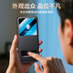 Kaimei convient à Huawei Honor 400 Case de téléphone mobile Nouveau 400pro Flip Smart Window 400ultra Couvre de protection anti-Fall Full Bracket Magnetic Advanced Sense [Elegant Black] Pas de réponses à la glissière Honor 400