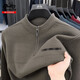 Oldtimer-Pullover für Herren, halbhoher Reißverschluss, Herbst und Winter, neuer, verdickter, warmer Papa-Pullover mittleren Alters für Herren tm-9926 Haqing Einheitsgröße 175126-140Jin Jin entspricht 0,5 kg