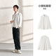 森马（Semir）长袖衬衫男纯棉上班通勤纯色百搭秋装经典翻领上衣101524105105