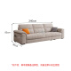 
Dudumeijia Fabric Sofa Living Room 2025 New Detachable Washing Sofa Simple Handrail Storage Cotton and Lines Sofa 528#