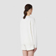 MaxMara 2025早秋新品女装绵羊毛提花羊绒毛衣1366015106 白色 XS