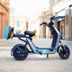 National Standard Elektrofahrzeug Kofferraum Little Turtle Queen Kofferrad Fahrrad Werkzeugkasten Aufbewahrungsbox Elektrofahrzeug Folie zurück 9928 Jazz Weiß + Streifenzubehör klein