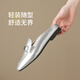 Zhr Baotou Slippers for Women the Summer Nettoying Half Drag Les femmes portent des sandales françaises et des chaussures de femmes en une partie AH681 Silver 36