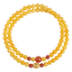 Potala Palace beeswax bracelet 925 silver six-character mantra Nanhong transfer beads amber bracelet female millet beads play birthday gift beeswax Nanhong multi-circle bracelet