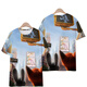 Xuanmo T-shirt Men's Big Belly Belly Crazy Zootopia Nico Judy T-shirt Men and Women Fox Rabbit à manches courtes T1480 S 75-85Jin [Jin est égal à 0,5 kg]