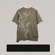 Arc'TERYX Arc'TERYX Arc'Bird Print Antibacterial Moisturizing Wicking Round Neck T-shirt 9721 Tatsu/Stone Green Antique Green S