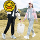 G.DUCKKIDS品牌童装3-14岁女童秋装套装春秋款8儿童外套裤子6女孩洋气两件套 1396H 加厚保暖冬装 灰色 加绒 170