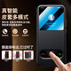 Kaimei convient à Huawei Honor 400 Case de téléphone mobile Nouveau 400pro Flip Smart Window 400ultra Couvre de protection anti-Fall Full Bracket Magnetic Advanced Sense [Elegant Black] Pas de réponses à la glissière Honor 400