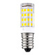 Refrigerator light bulb universal 15wled bulb e14 small screw mouth E12 microwave oven old range hood sewing machine lamp crystal lamp suitable for Haier Siemens lighting Beijing self-warehouse delivery Today's Rida-5W white light Dongying E14 small screw mouth ceramic model