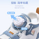 Shepherd Boy Chaussures pour les tout-petits 2025 Été Nouveau style Baotou Girls Sandales Soft Sole Butting Rotating Bouton Chaussures Enfants Pouiche Iceberry 25 Chaussures Inside Longueur 16,5 cm